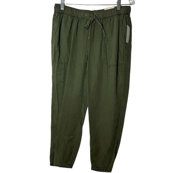 Nurture by Westbound Green Utility Straight Leg Draw string Pants - Picture 3 of 13